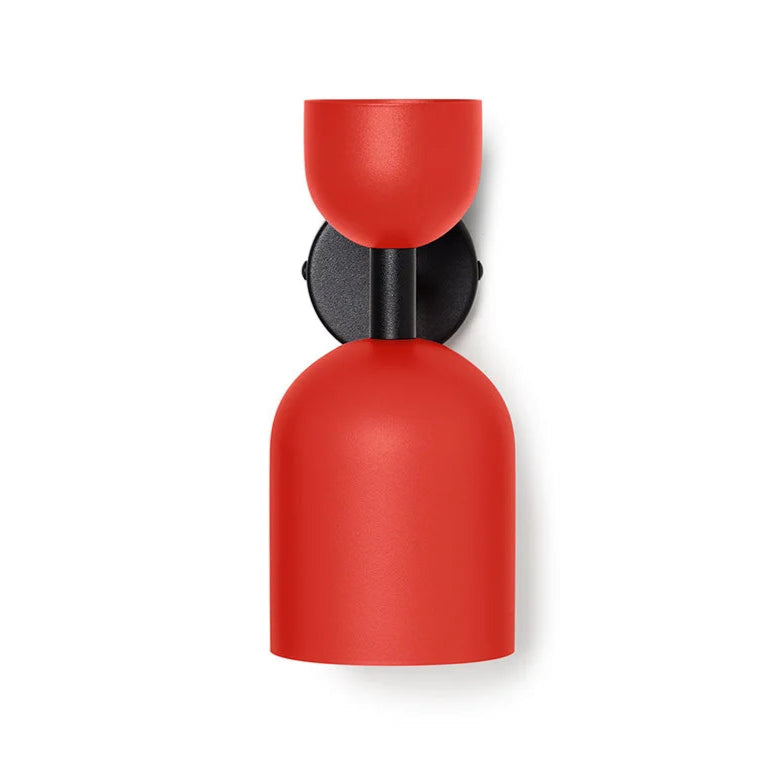 SUPURU wall lamp in red-orange