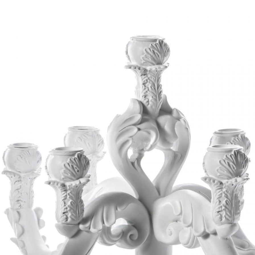 Świecznik 3 MONKEYS biały Seletti Eye on Design