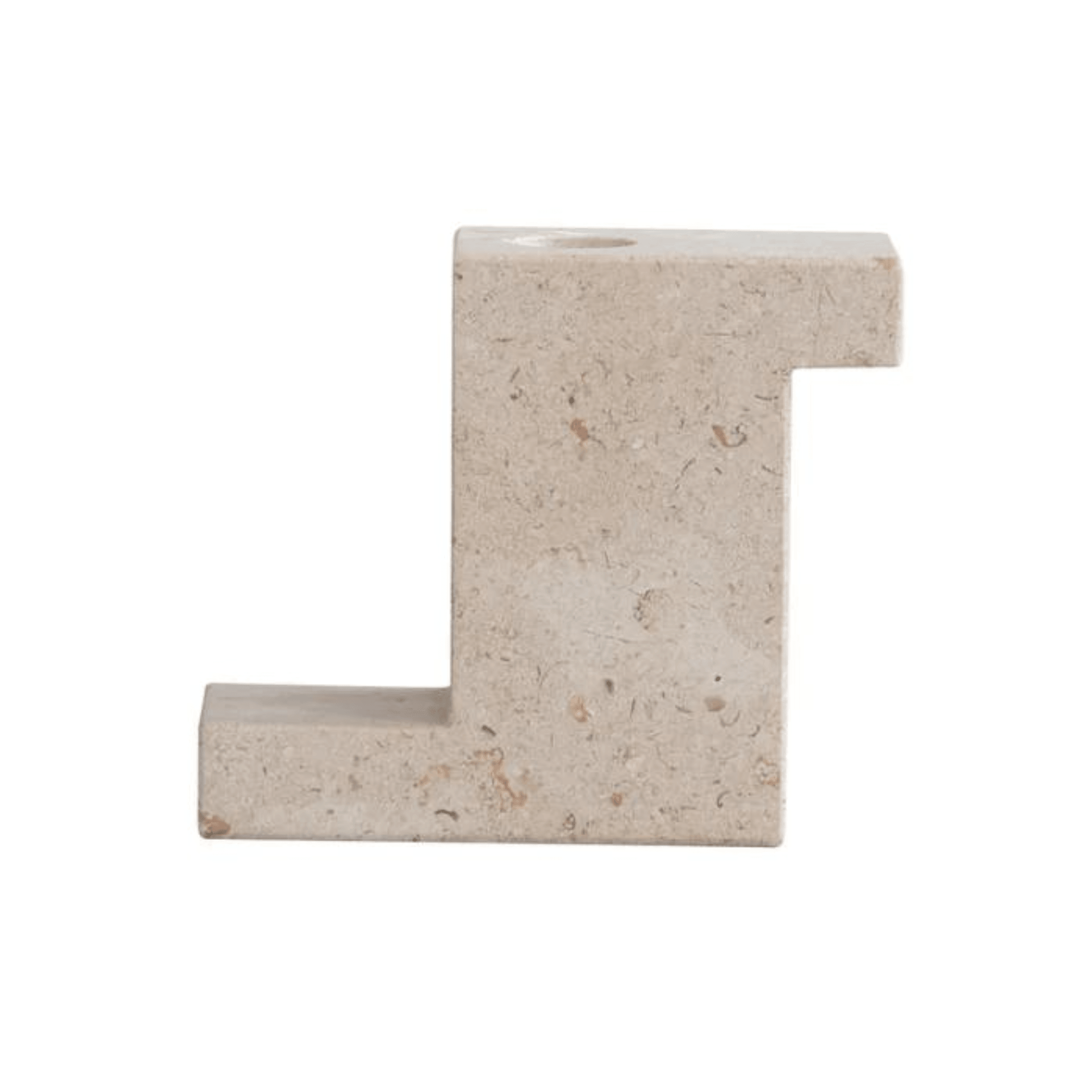 Świecznik BRICK TALL wapień 101 Copenhagen Eye on Design