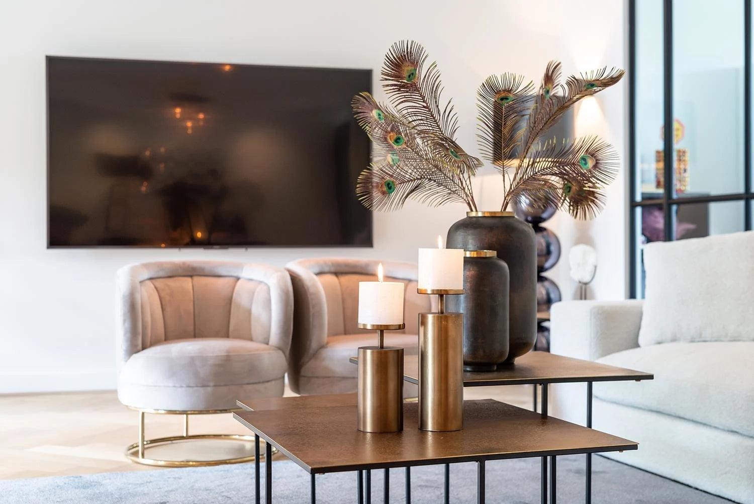 Świecznik DIXON mosiężny Richmond Interiors Eye on Design
