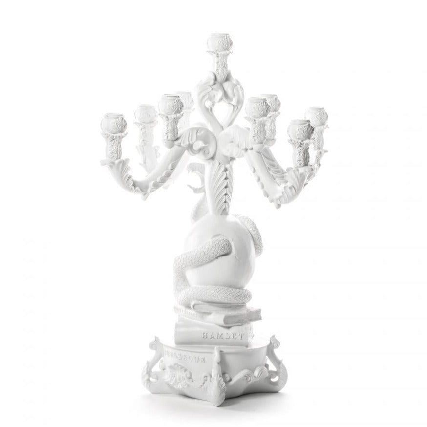 Świecznik GIANT BURLESQUE SKULL biały Seletti Eye on Design