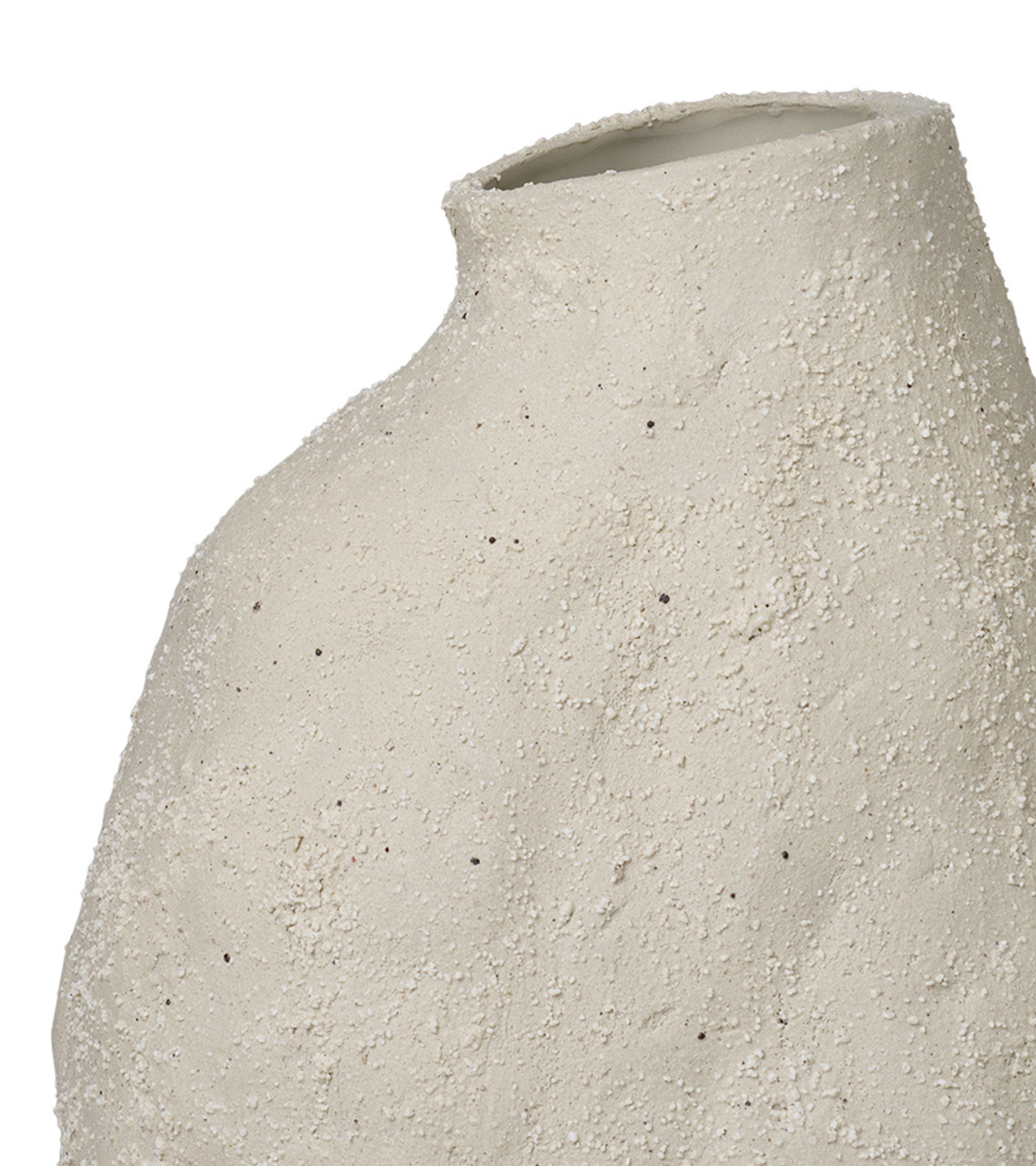 VULCA Vase cremeweiß