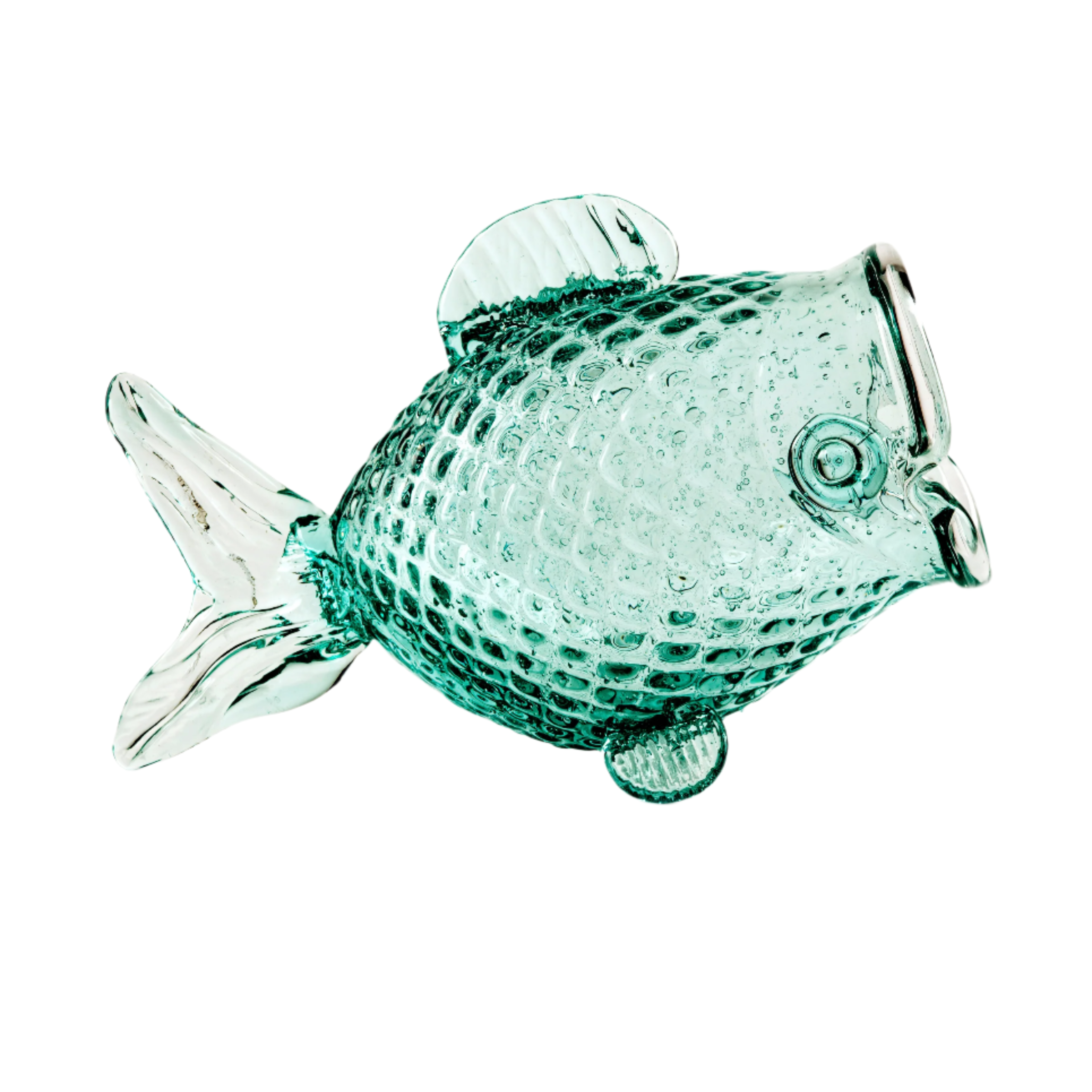 FAT FISH Behälter grünes Glas
