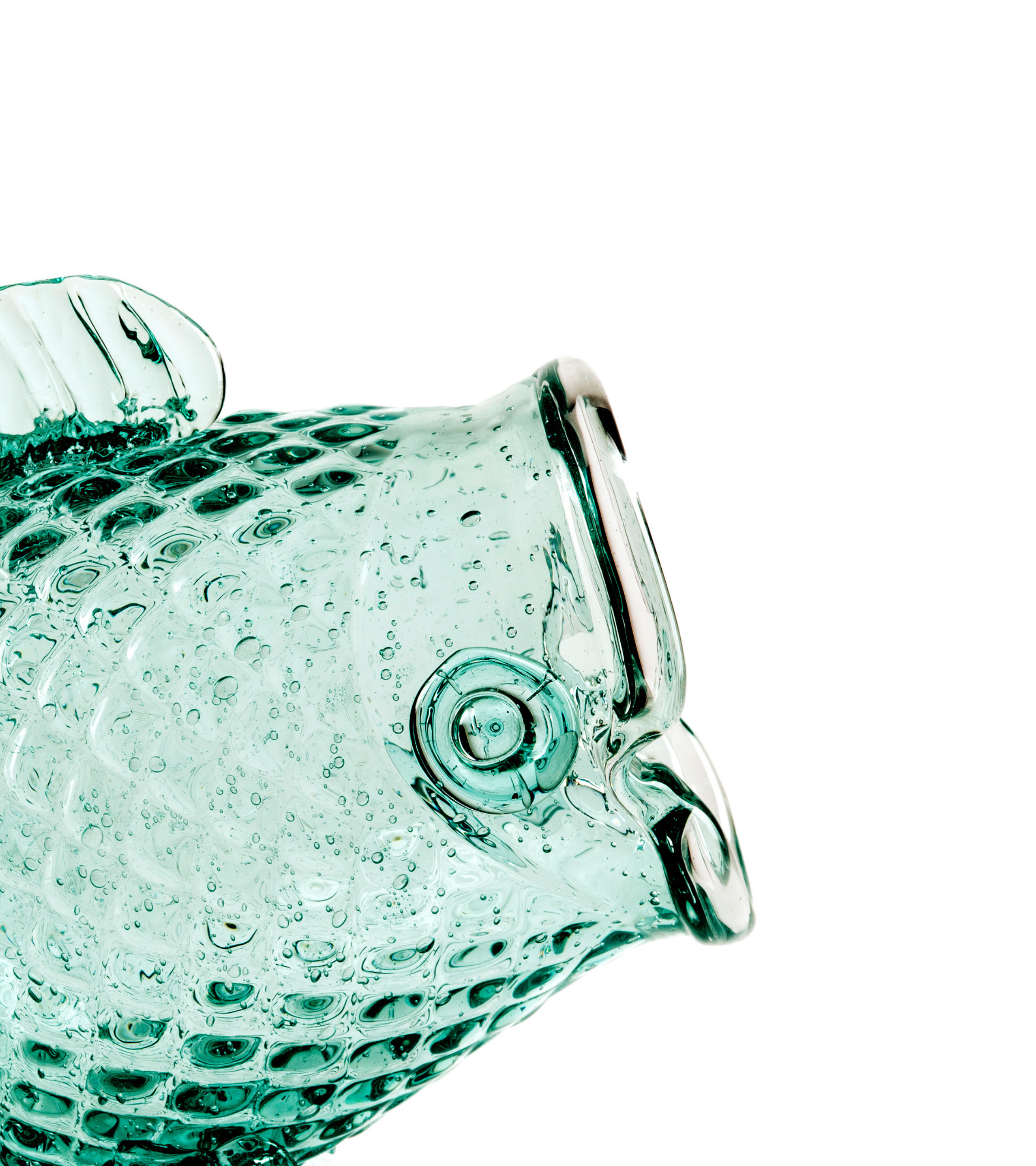 FAT FISH Behälter grünes Glas