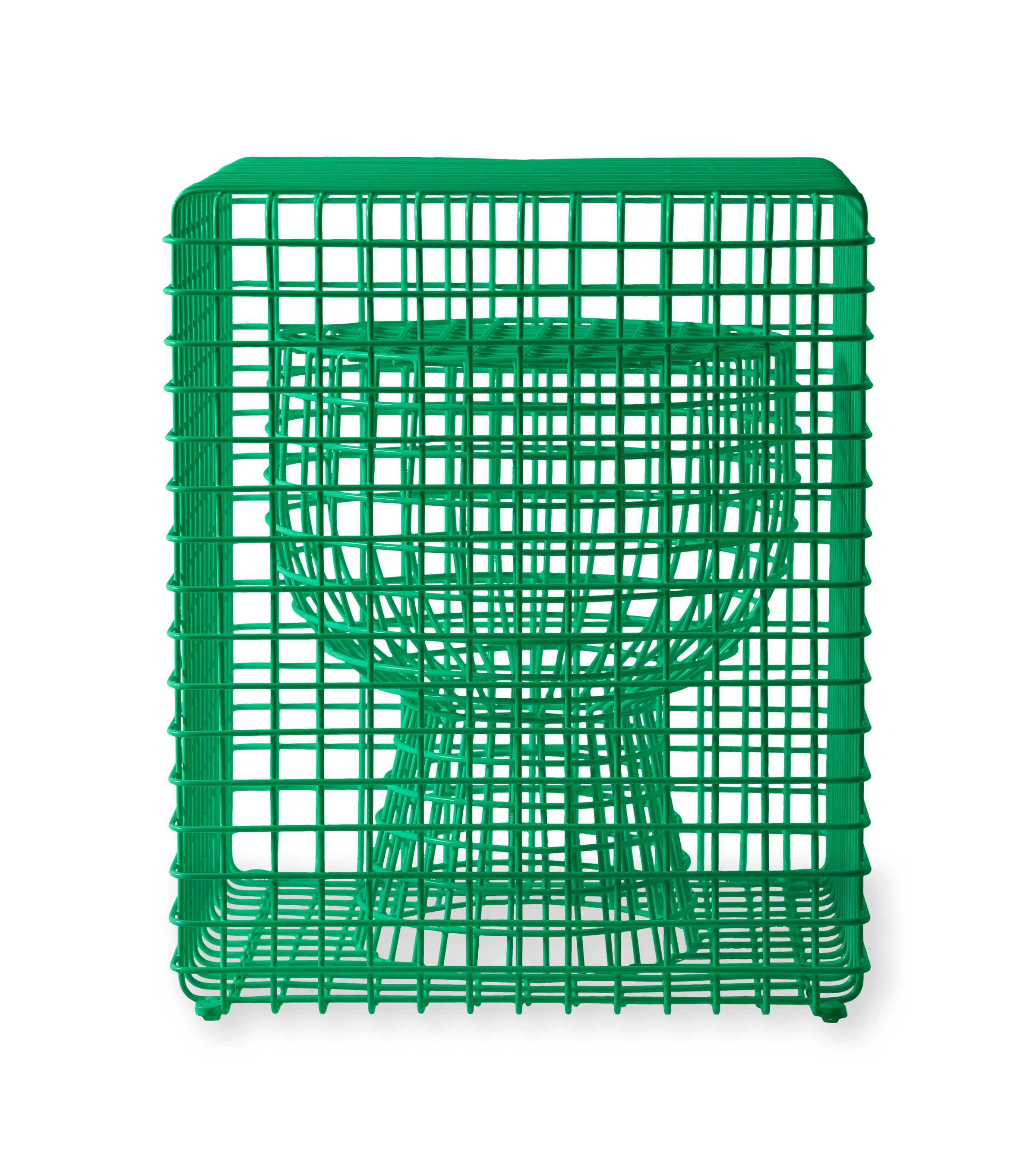 TIP TAP WIRE decorative stool in light green