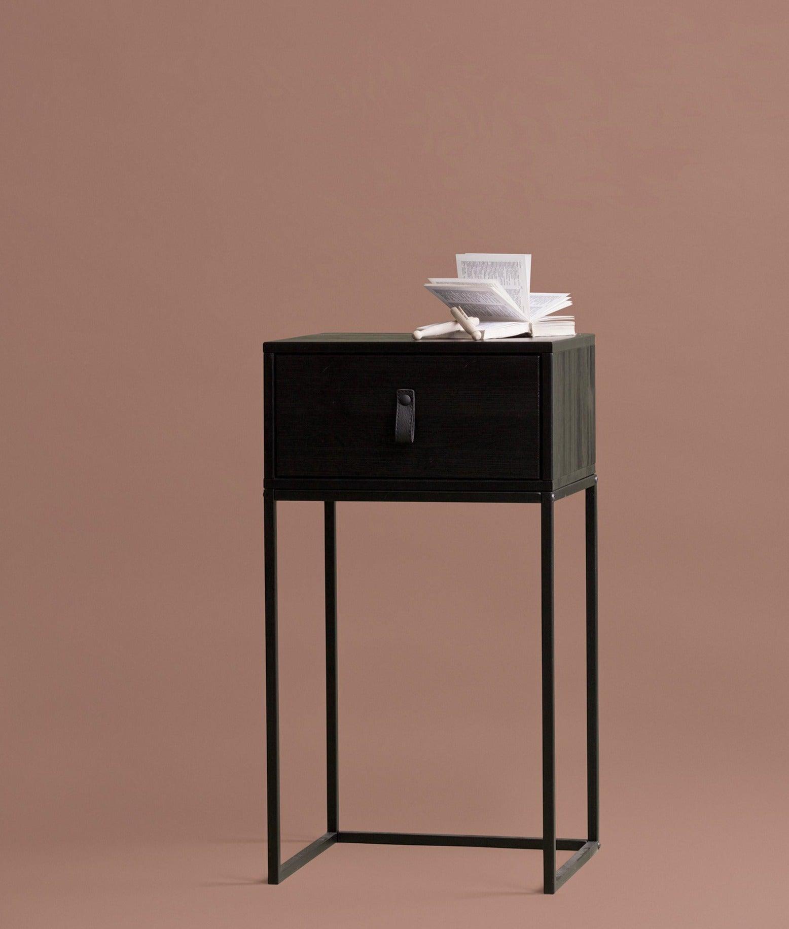 Szafka nocna ZOLA MINI czarny Woood Eye on Design