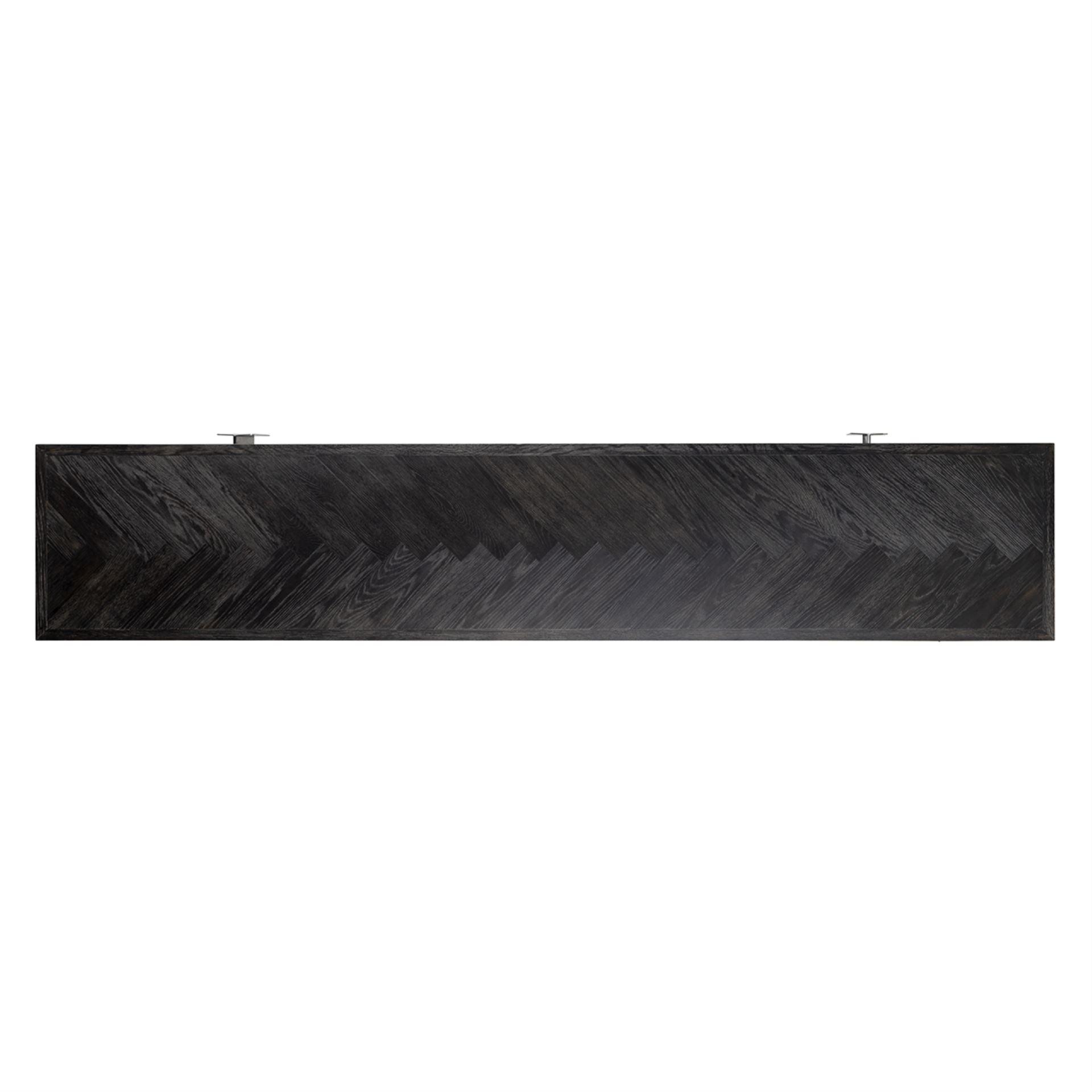 Szafka RTV BLACKBONE srebrny Richmond Interiors Eye on Design