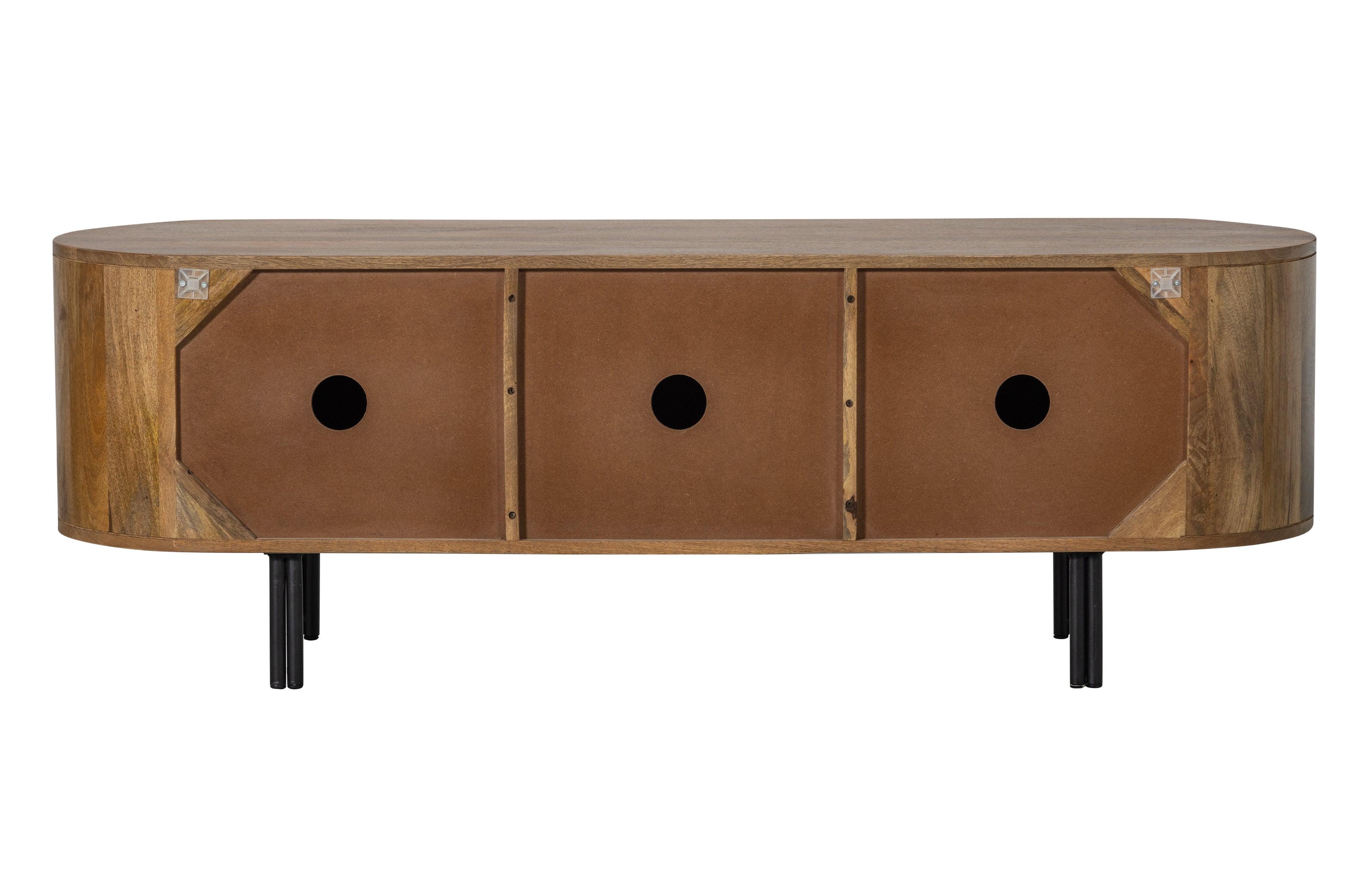 Szafka RTV EFFORTLESS drewno mango Be Pure Eye on Design