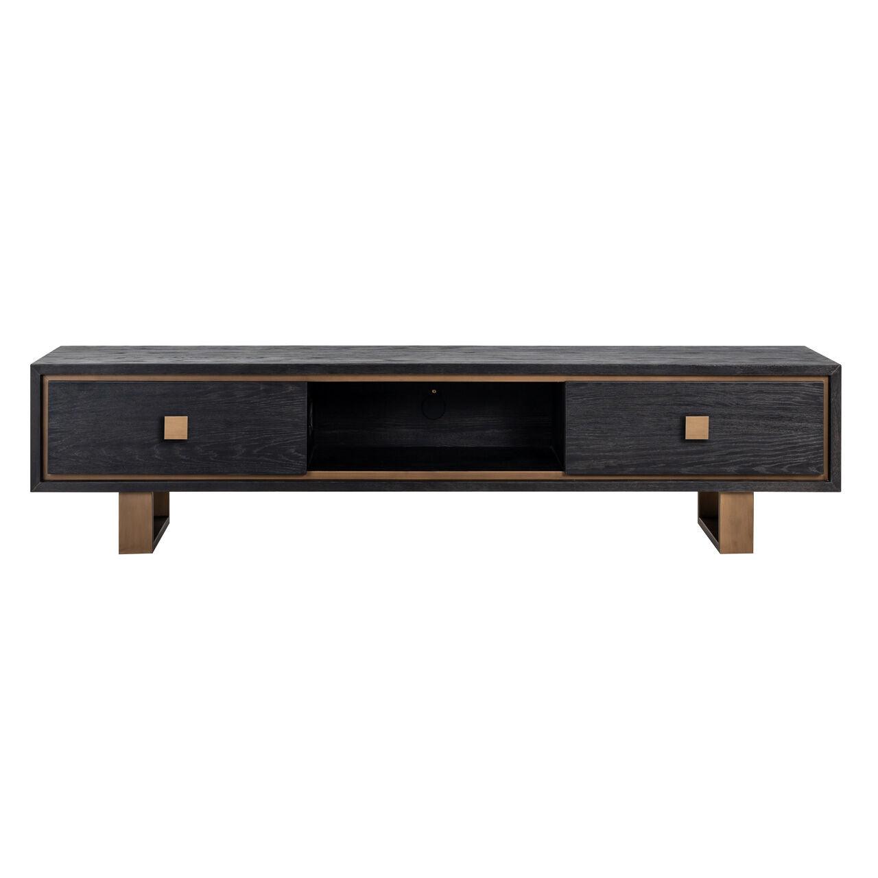 Szafka RTV HUNTER mosiądz Richmond Interiors Eye on Design