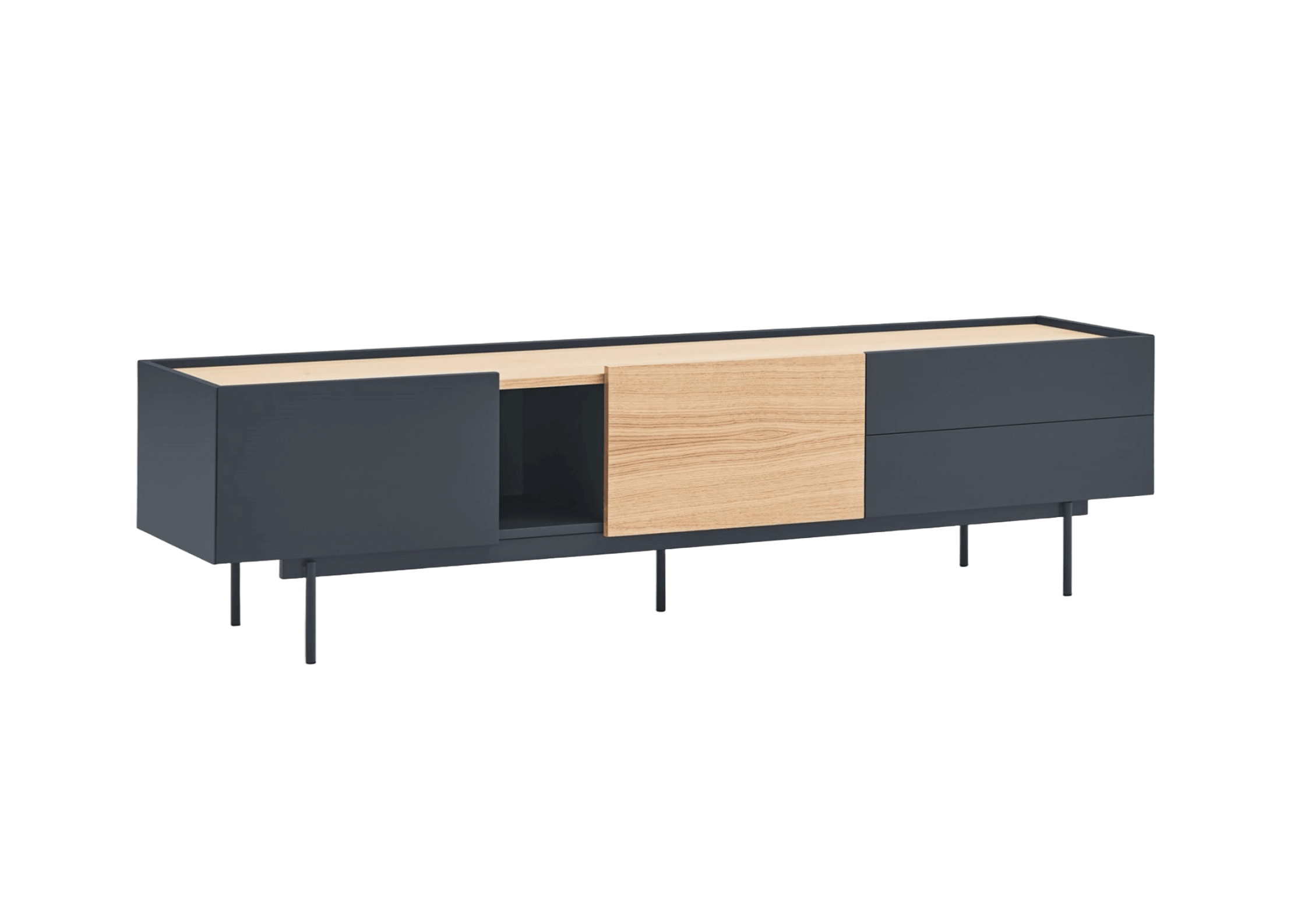 Szafka RTV OTTO antracytowy Teulat Eye on Design