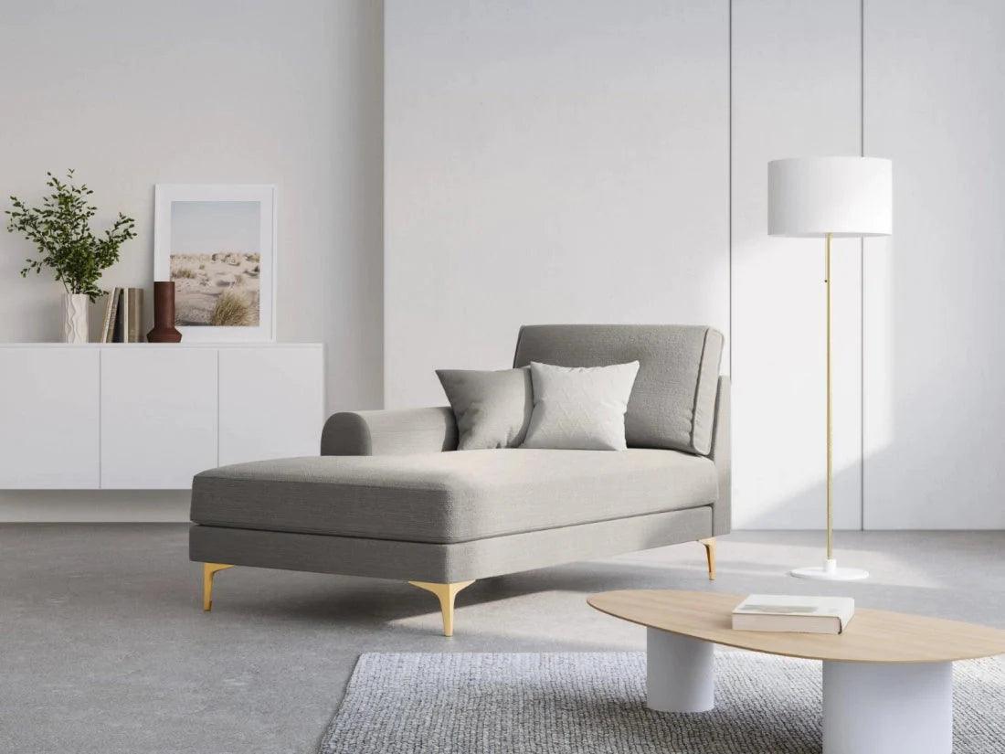 Szezlong lewostronny MADARA jasnoszary Mazzini Sofas Eye on Design