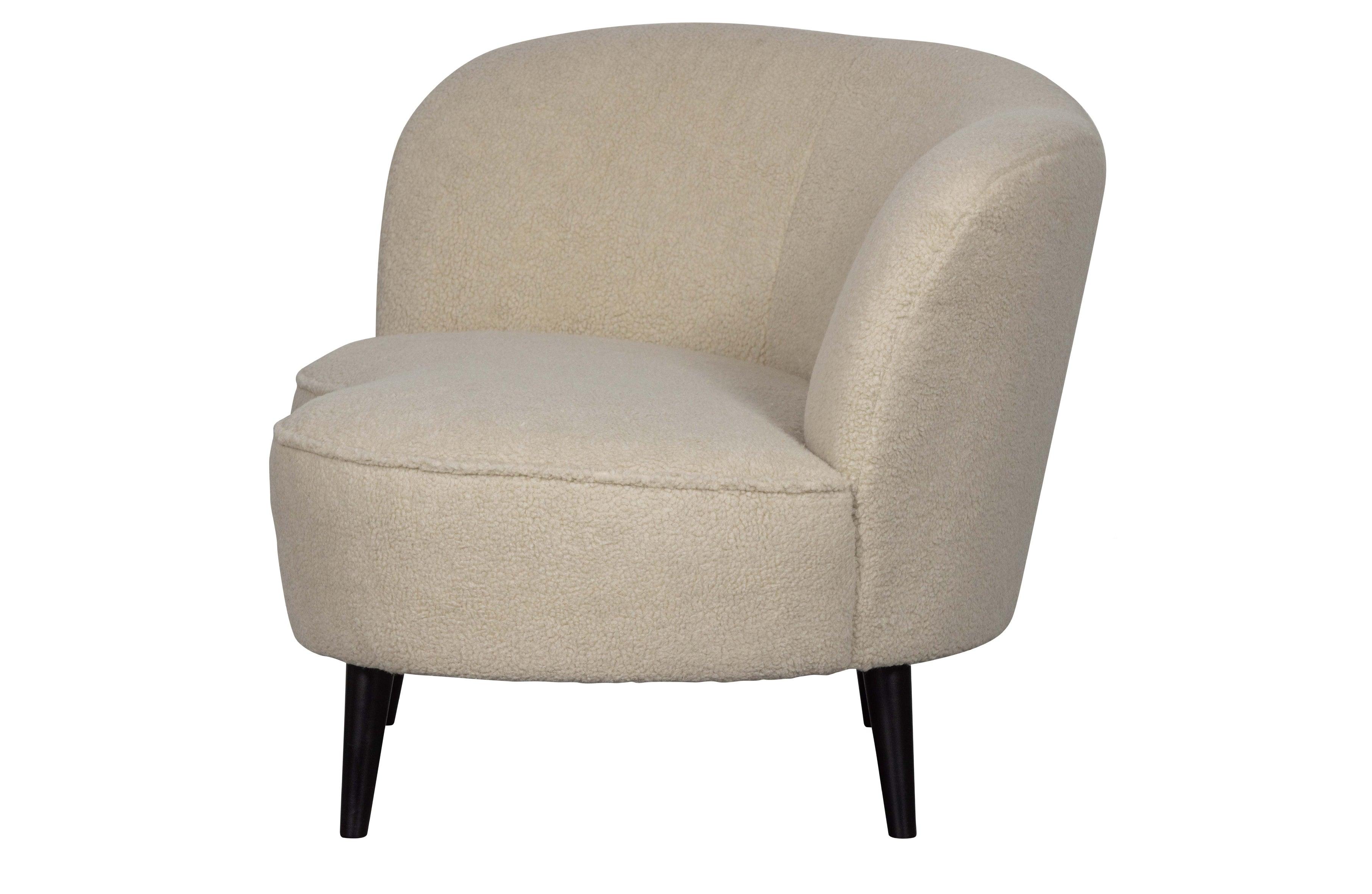 Szezlong lewostronny SARA plusz ecru Woood Eye on Design