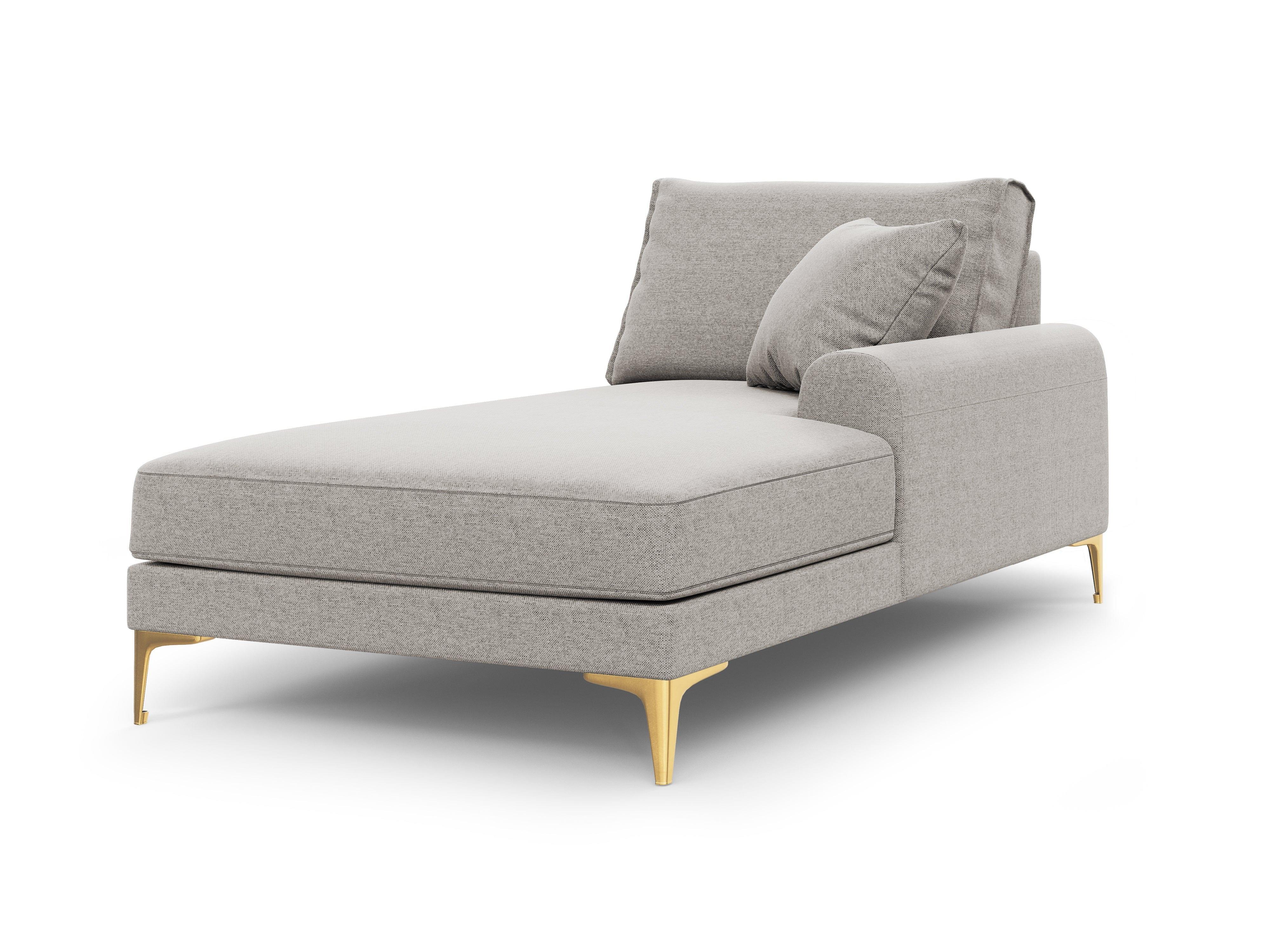 Szezlong prawostronny MADARA jasnoszary Mazzini Sofas Eye on Design