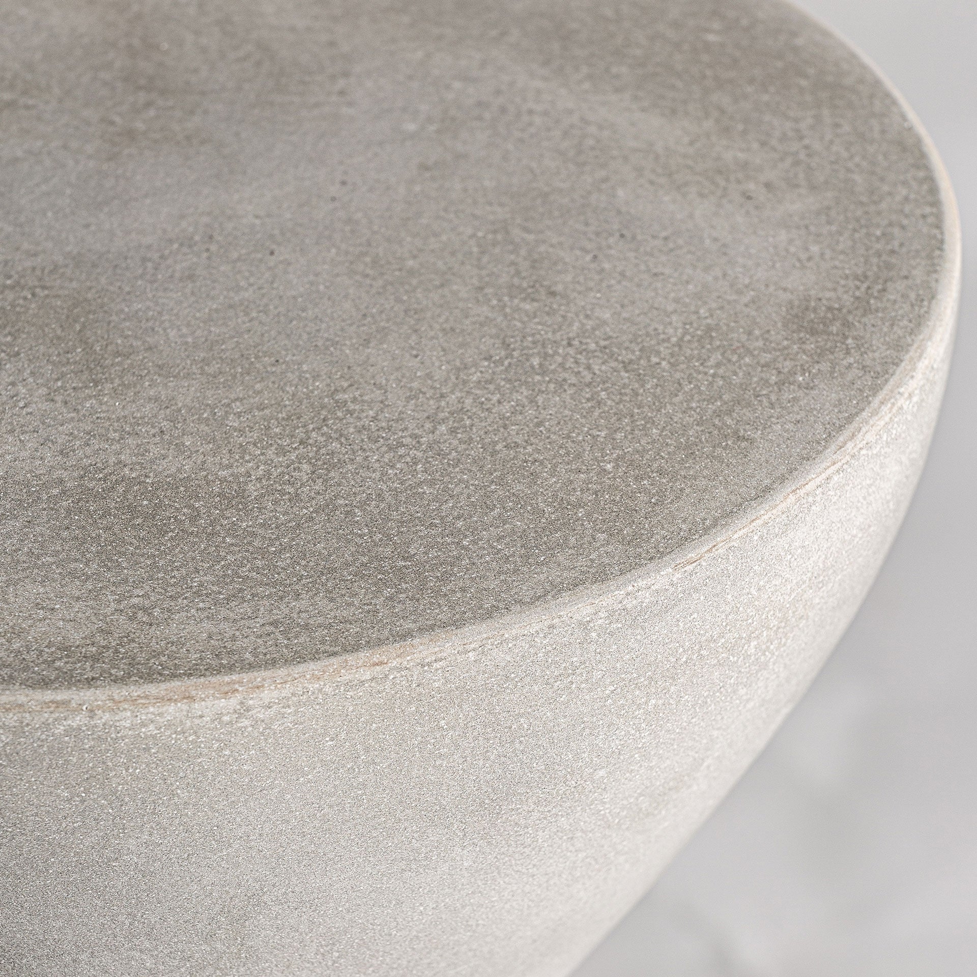 TELFS Gray Hourglass Side Table