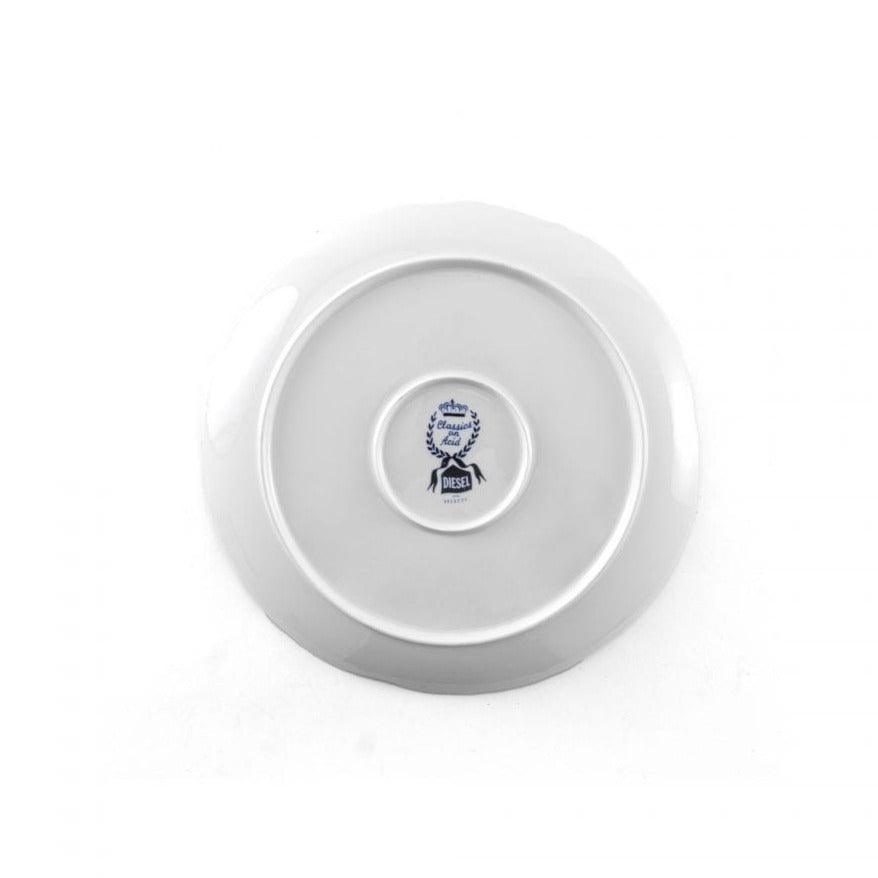 Talerz CLASSICS ON ACID - BLUE CHOINOISERIE porcelanowy Seletti Eye on Design