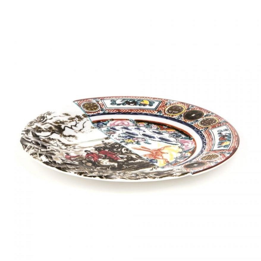 Talerz HYBRID EUSAPIA porcelanowy Seletti Eye on Design