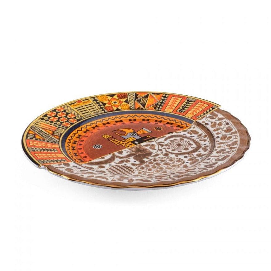 Talerz HYBRID MITLA porcelanowy Seletti Eye on Design