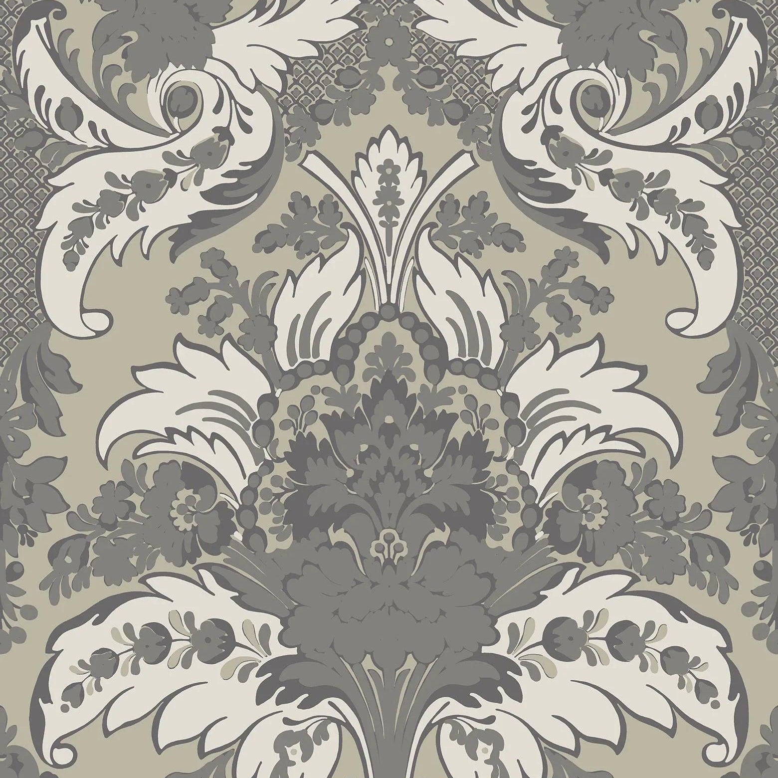 Tapeta ALBEMARLE - Aldwych brokatowe srebro Cole & Son Eye on Design