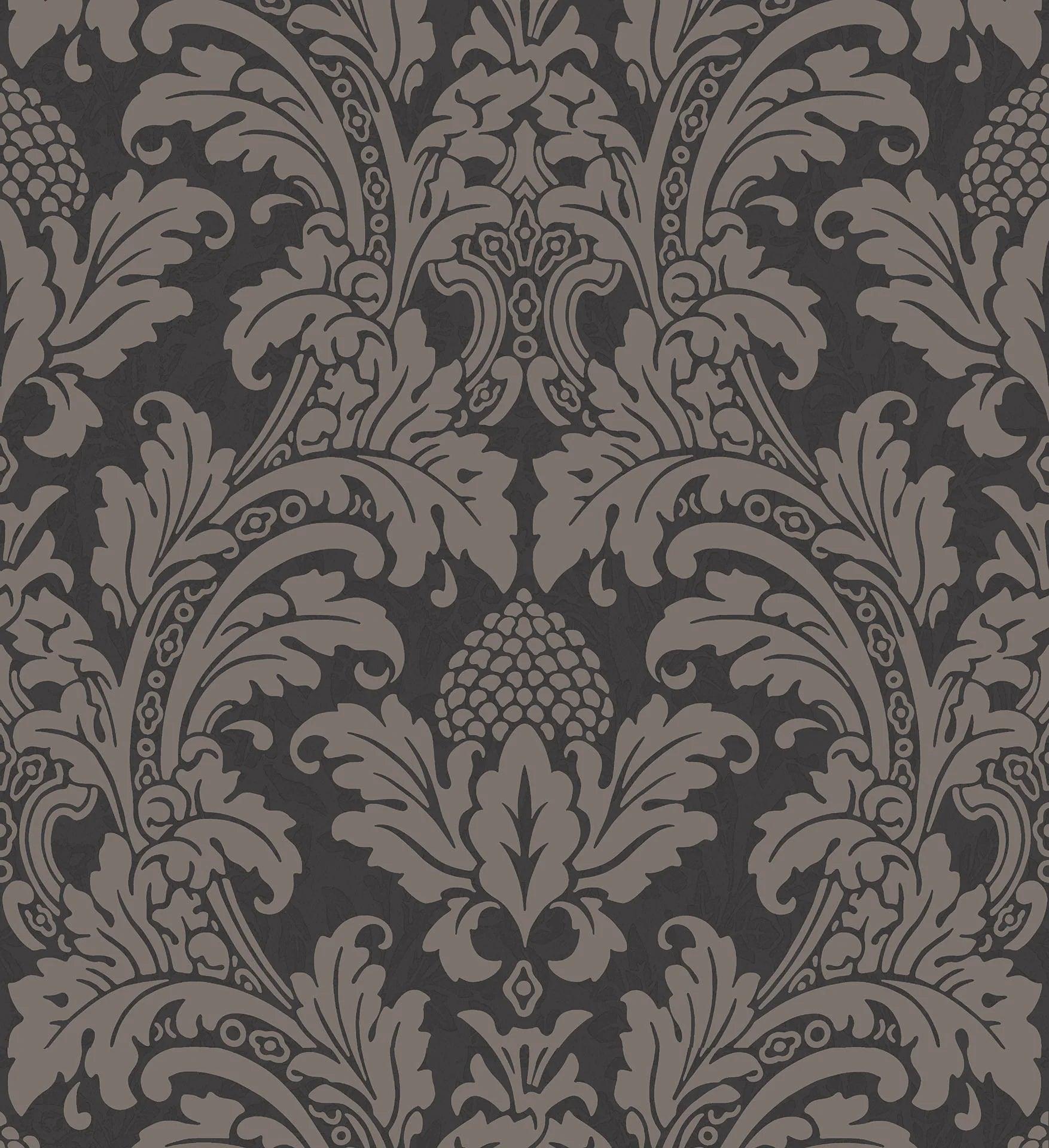 Tapeta ALBEMARLE - Blake metaliczna cyna na brązie Cole & Son Default Title Eye on Design