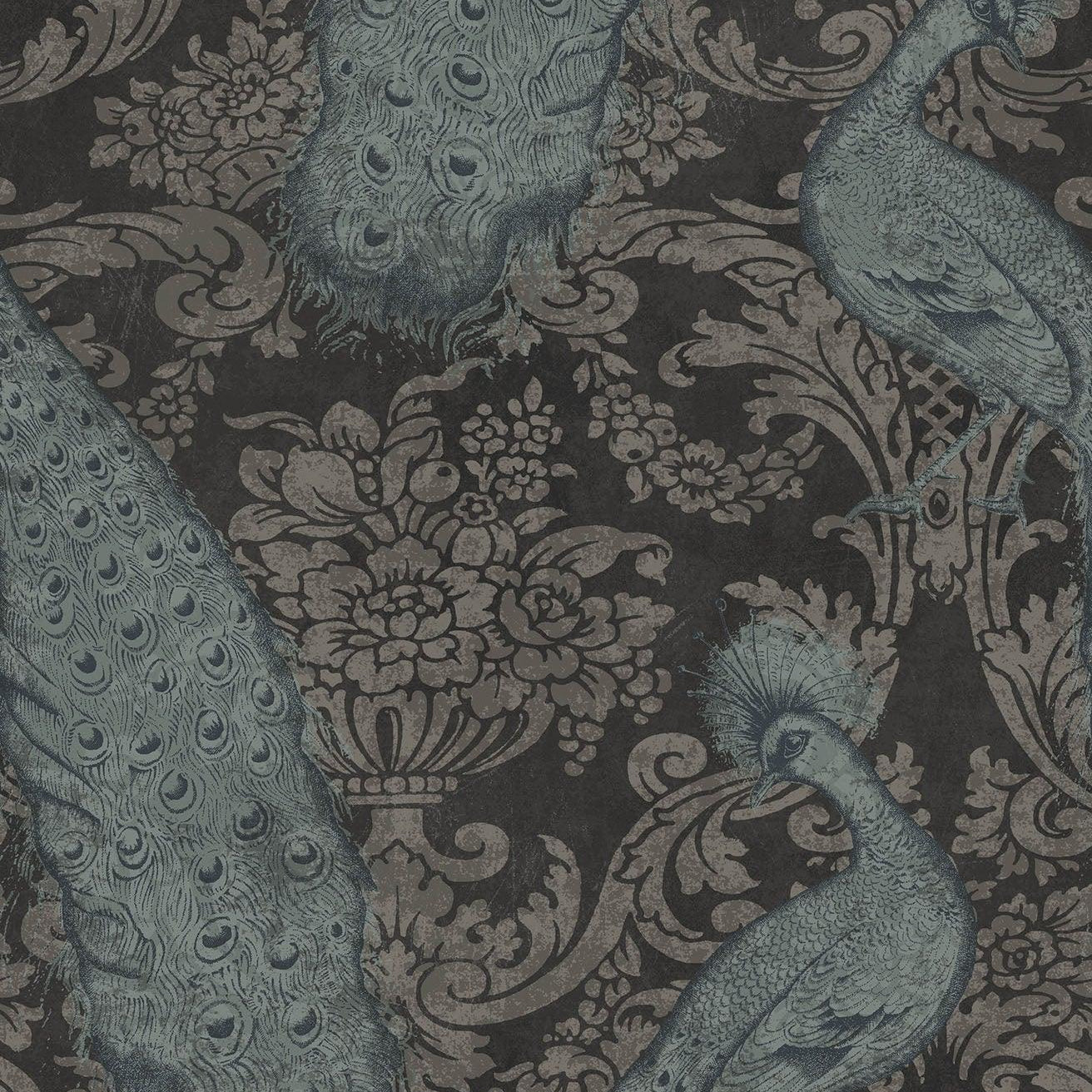 Tapeta ALBEMARLE - Byron metaliczne srebro z błękitem Cole & Son Default Title Eye on Design