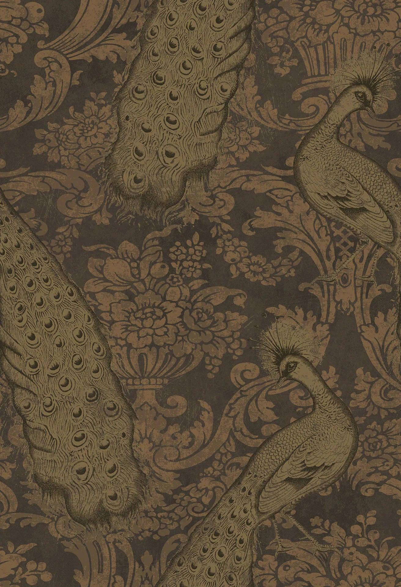 Tapeta ALBEMARLE - Byron metaliczne złoto z brązem Cole & Son Default Title Eye on Design