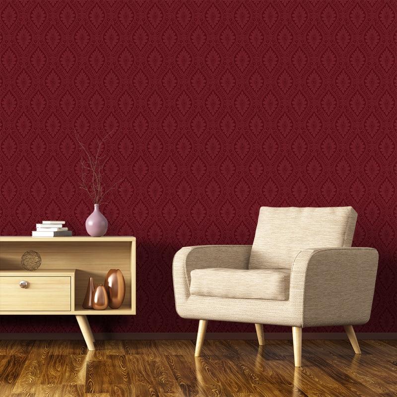 Floral Pattern Wallpaper with Ornaments ARCHIVE TRADITIONAL - Florence Yellow