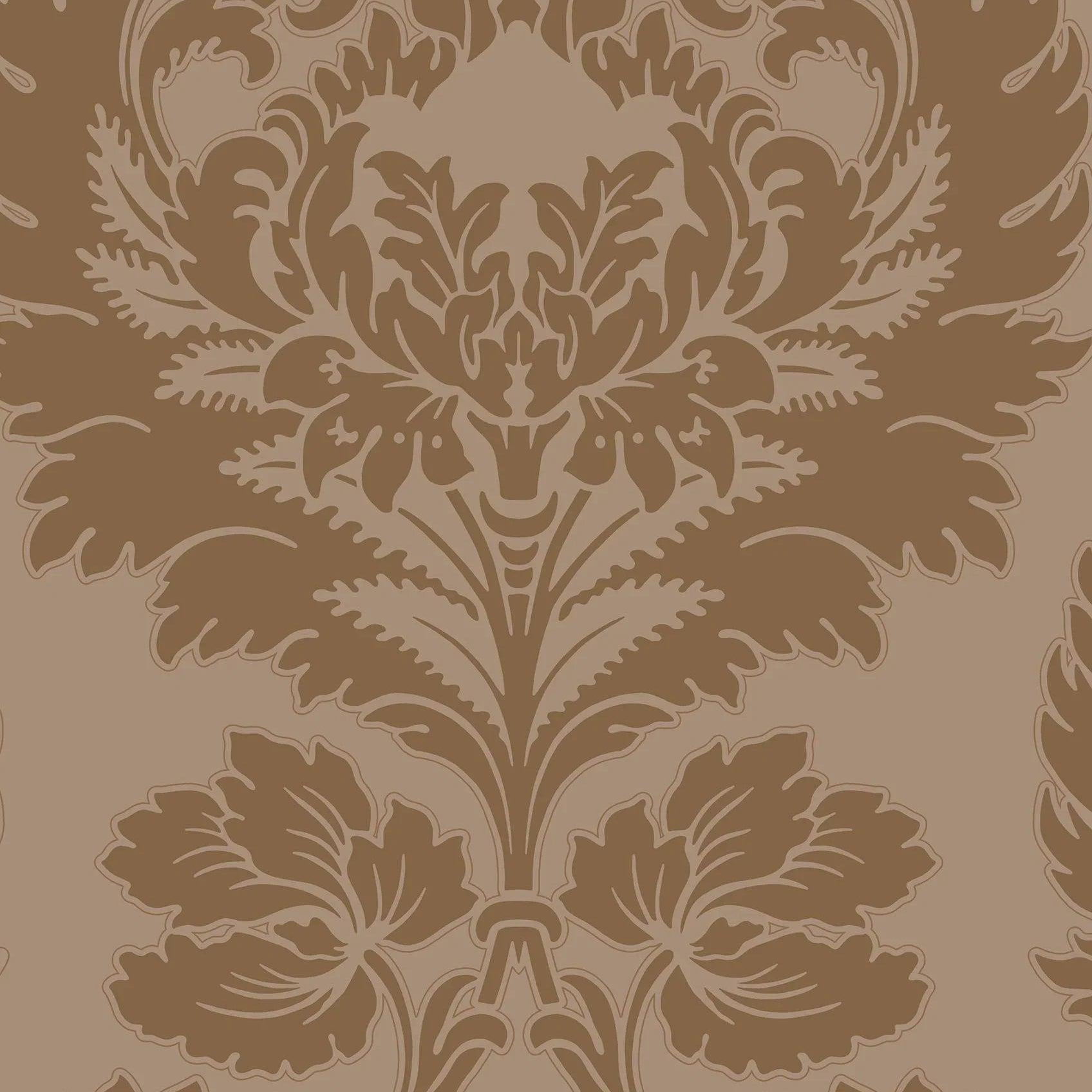 Tapeta ARCHIVE TRADITIONAL - Hovingham metaliczne złoto na beżu Cole & Son Eye on Design