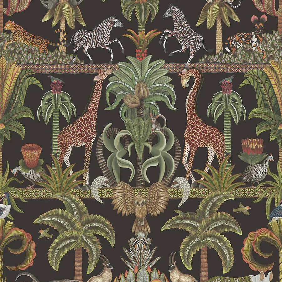 Tapeta ARDMORE JABULA - Afrika Kingdom czarny Cole & Son Eye on Design