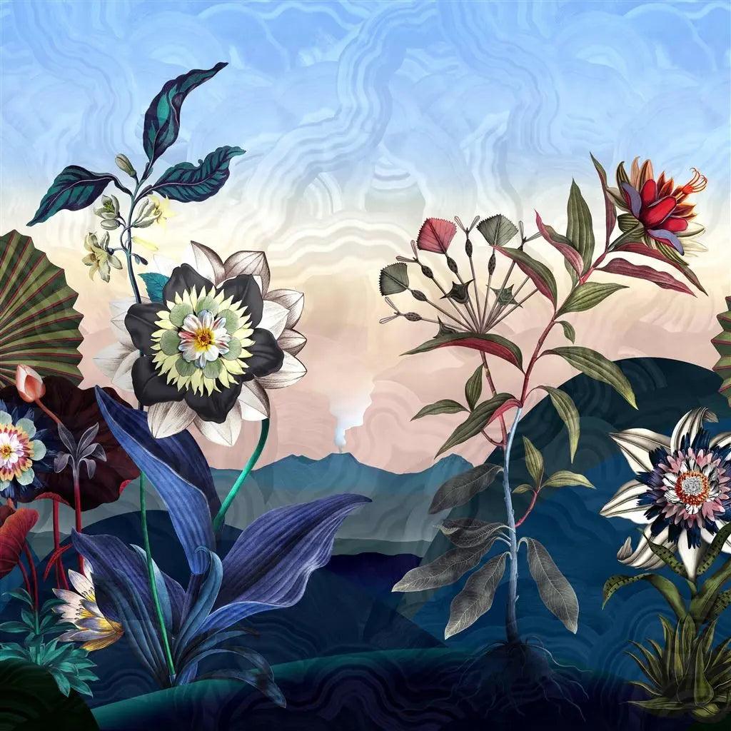Tapeta ATLANTIS AUBE niebieski Christian Lacroix Eye on Design