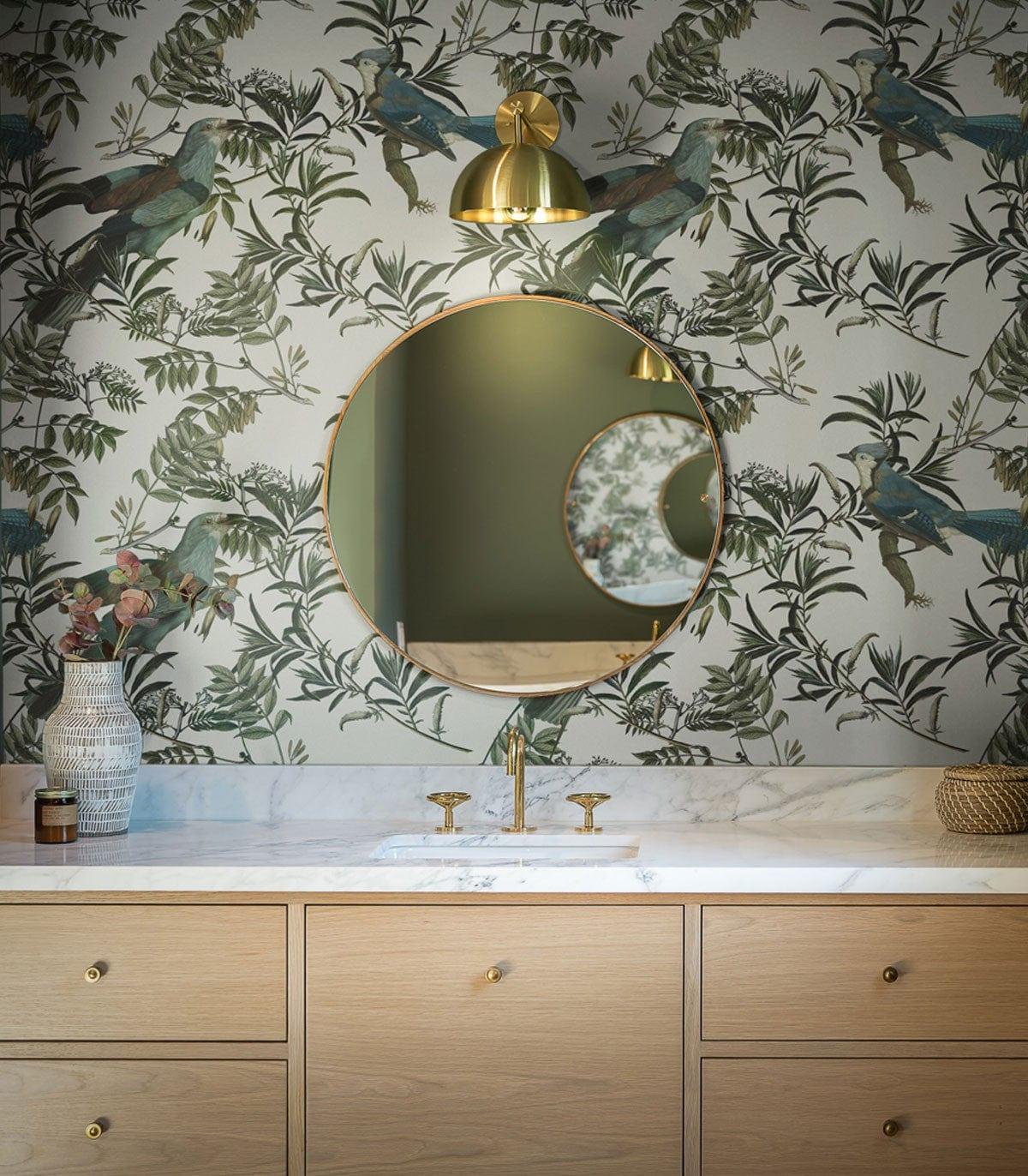 Tapeta BIRDS IN GARDEN ECRI Wallcolors Eye on Design