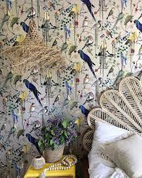 Tapeta BIRDS SINFONIA OR ciemnobeżowy Christian Lacroix Eye on Design