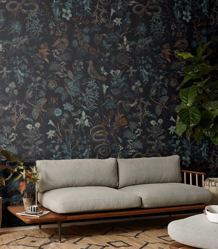 Tapeta BOTANIC BLACK Wallcolors Eye on Design