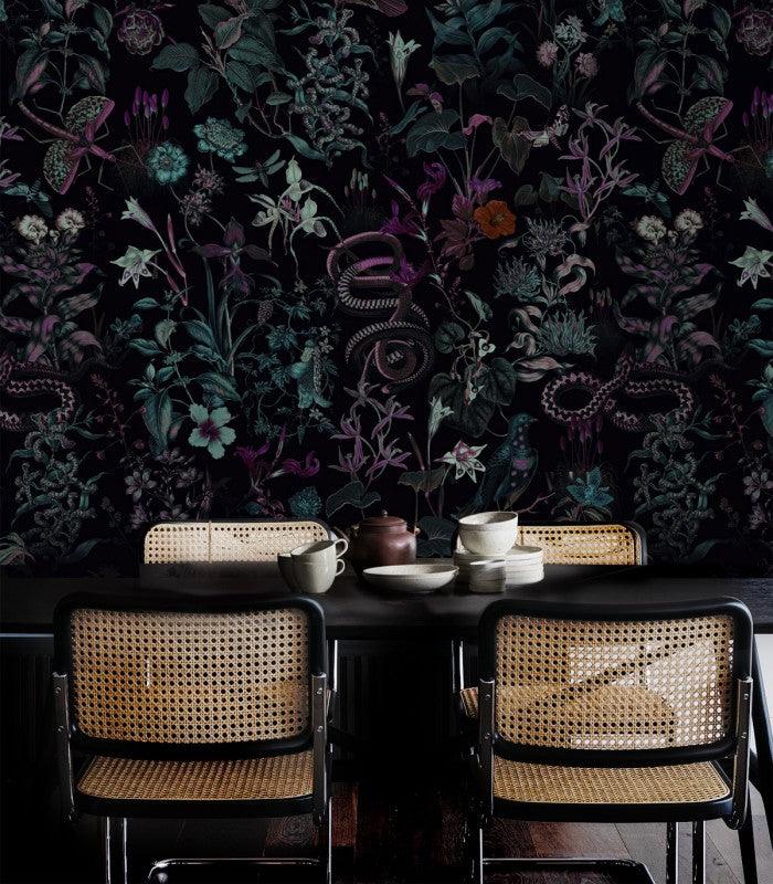 Tapeta Botanic Violet Wallcolors Eye on Design