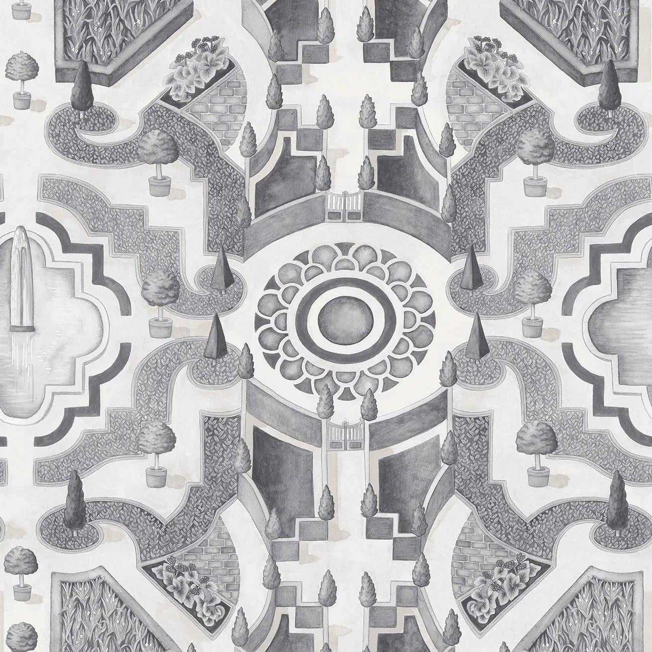 Tapeta BOTANICAL BOTANICA - Topiary szary Cole & Son Default Title Eye on Design