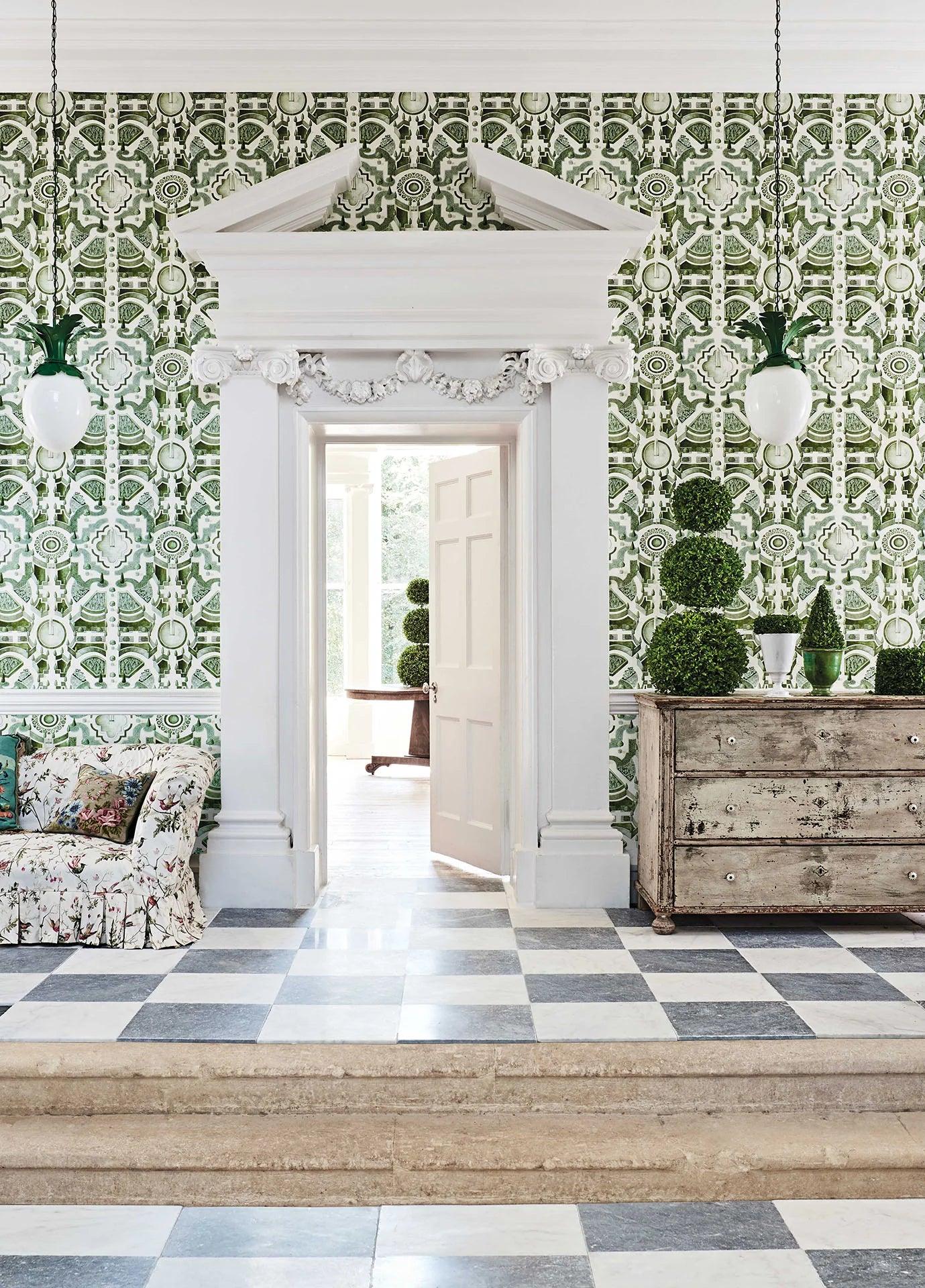 Tapeta BOTANICAL BOTANICA - Topiary zielony Cole & Son Eye on Design