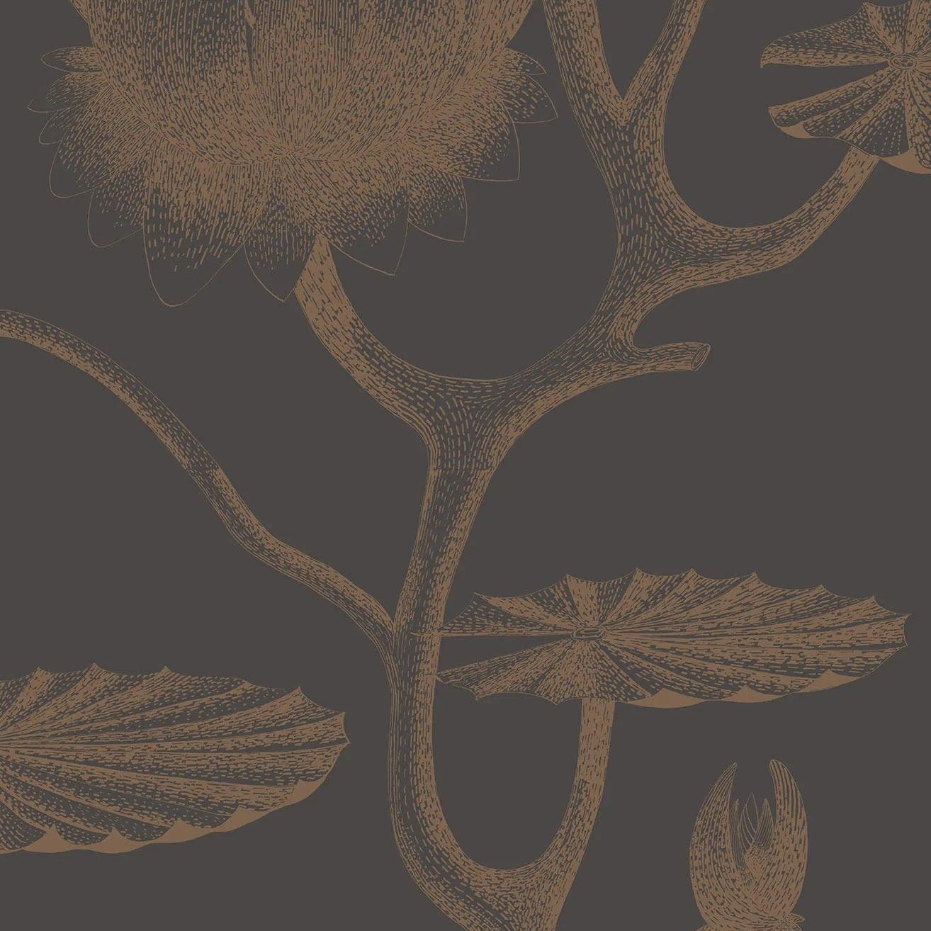 Tapeta CONTEMPORARY RESTYLED - Lily czarny Cole & Son Default Title Eye on Design