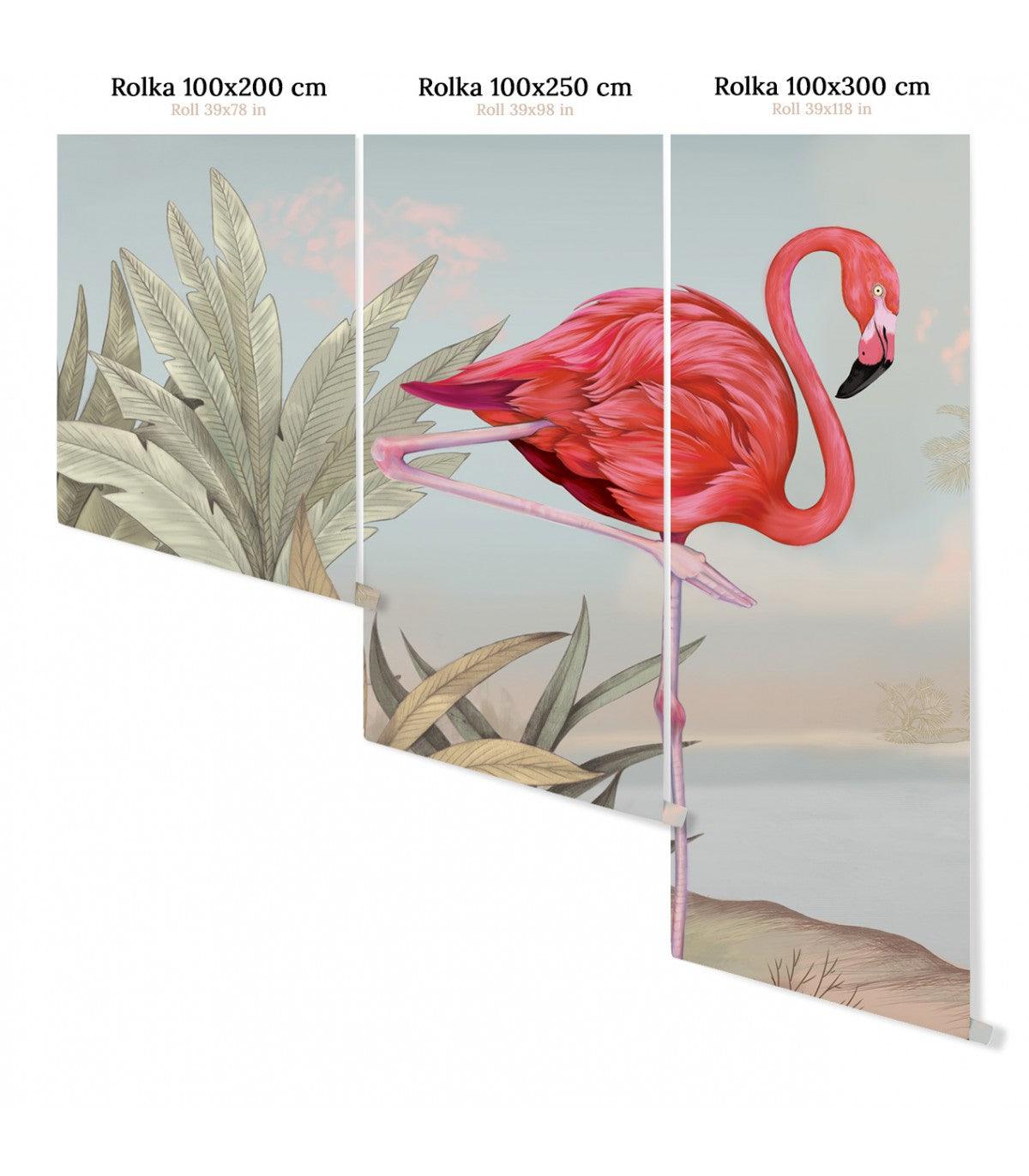 Tapeta CRIMSON FLAMINGO Wallcolors Eye on Design