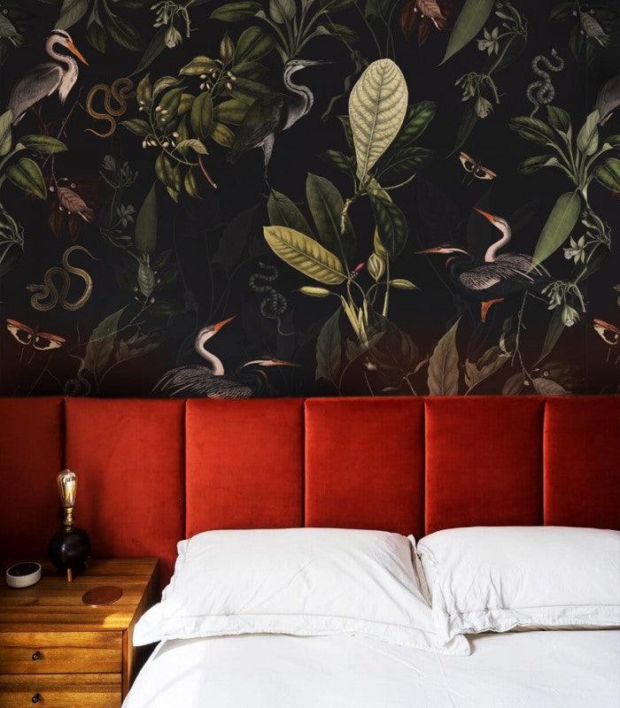 Tapeta Dark Heron Wallcolors Eye on Design