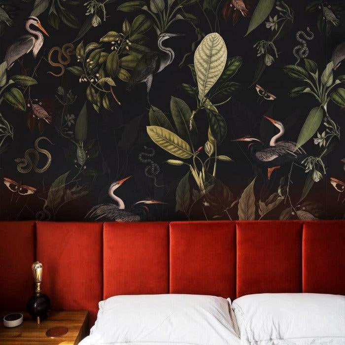 Tapeta Dark Heron Wallcolors Eye on Design