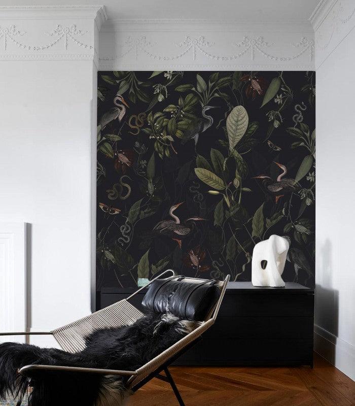 Tapeta Dark Heron Wallcolors Eye on Design