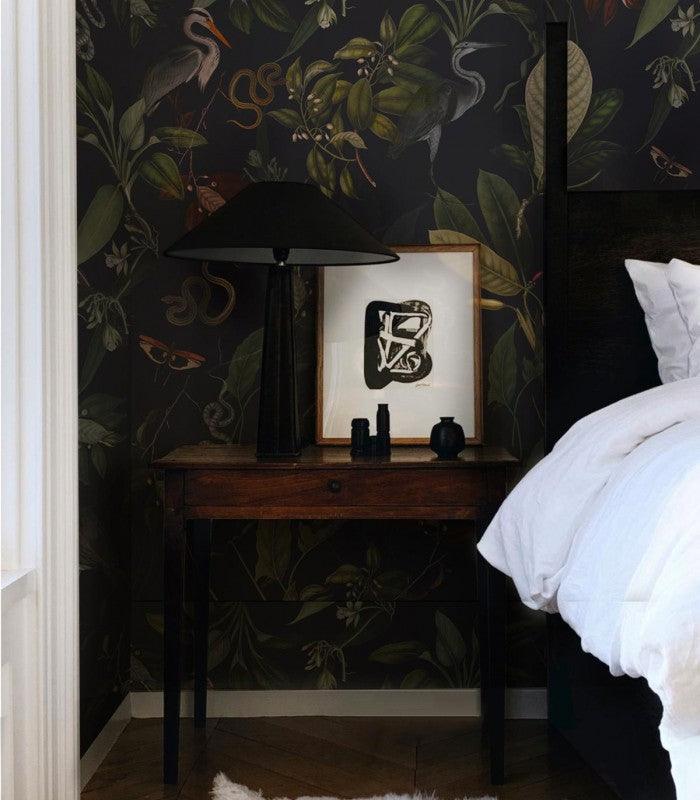 Tapeta Dark Heron Wallcolors Eye on Design