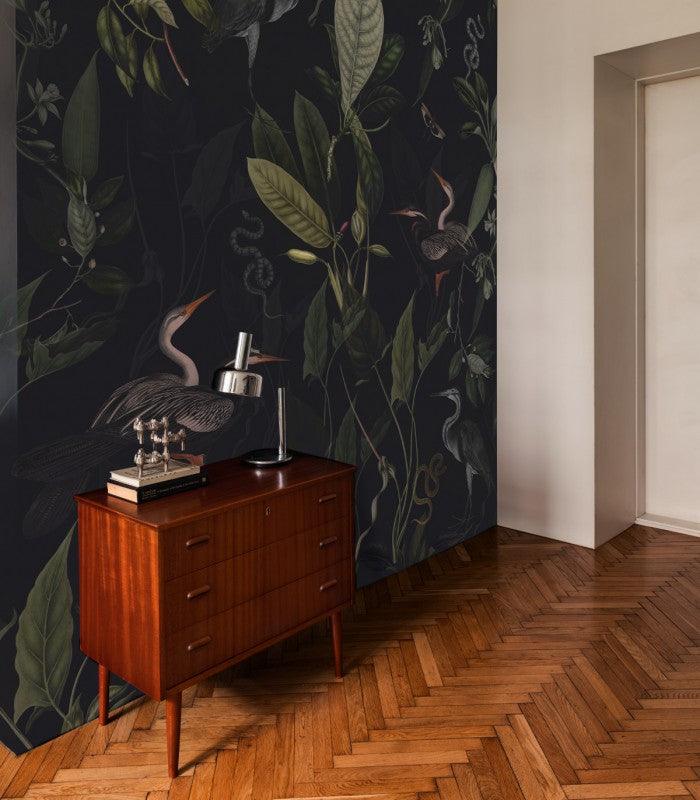 Tapeta Dark Heron Wallcolors Eye on Design