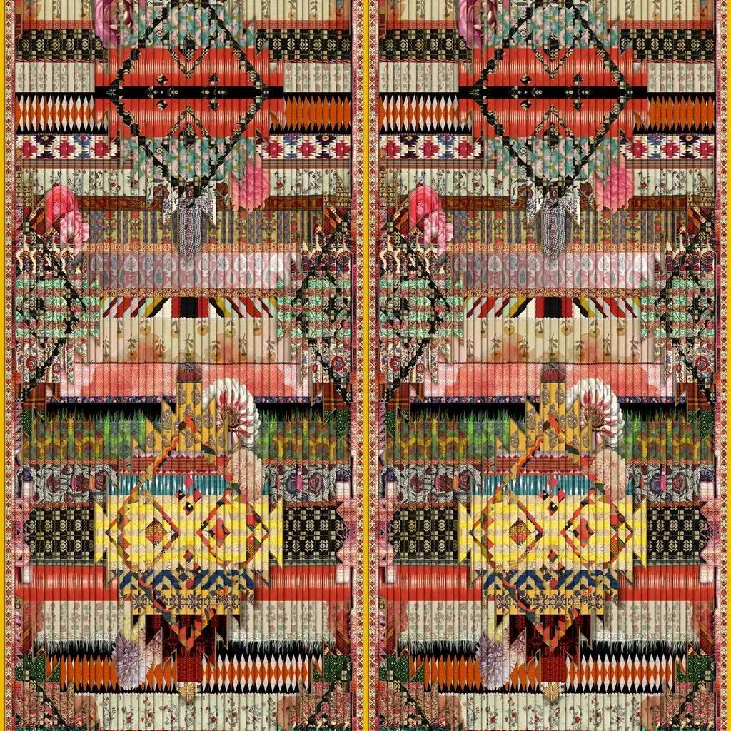Tapeta FETICHE ARLEQUIN czerwony Christian Lacroix Eye on Design