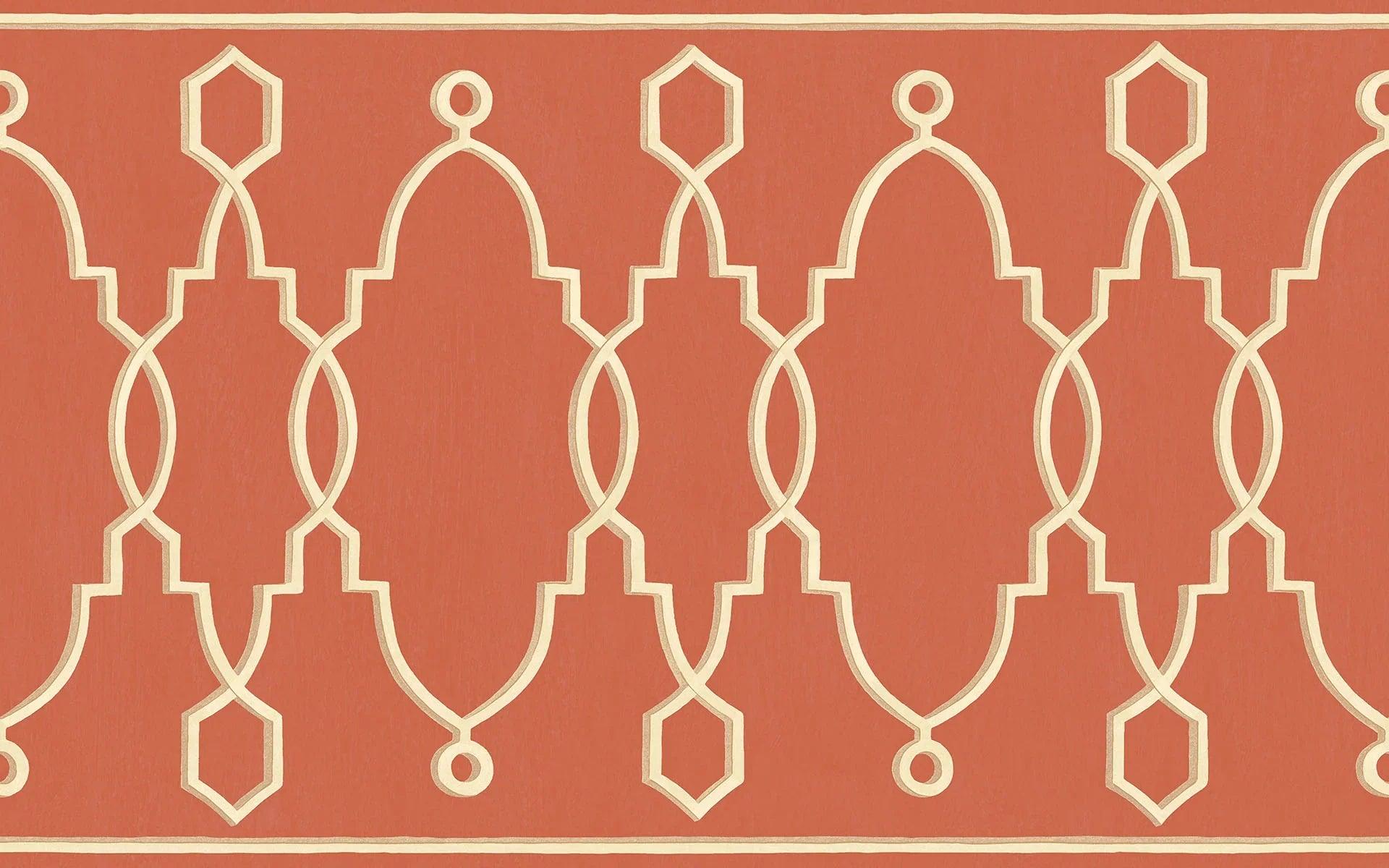 Tapeta FOLIE - Parterre Border czerwony Cole & Son Eye on Design