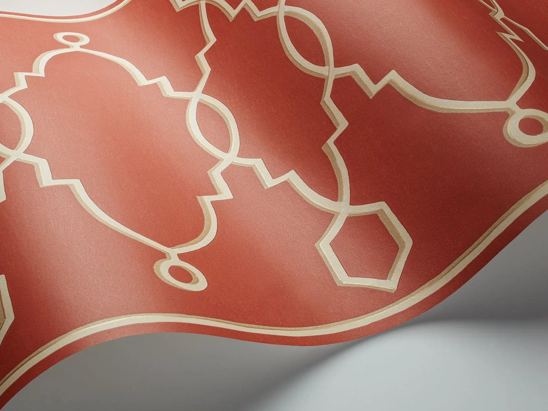 Tapeta FOLIE - Parterre Border czerwony Cole & Son Eye on Design