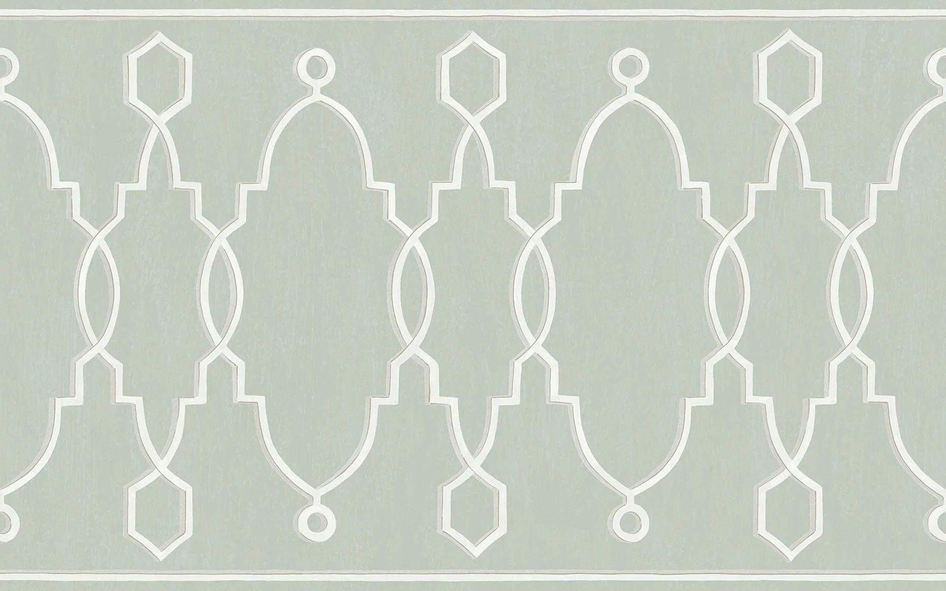 Tapeta FOLIE - Parterre Border szary błękit Cole & Son Default Title Eye on Design