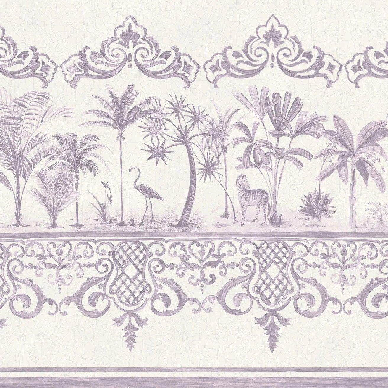 Tapeta FOLIE - Rousseau Border fioletowy Cole & Son Default Title Eye on Design
