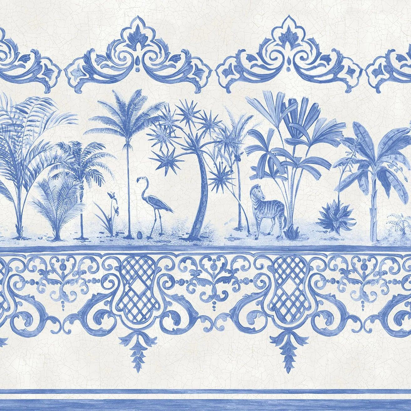 Tapeta FOLIE - Rousseau Border niebieski Cole & Son Default Title Eye on Design
