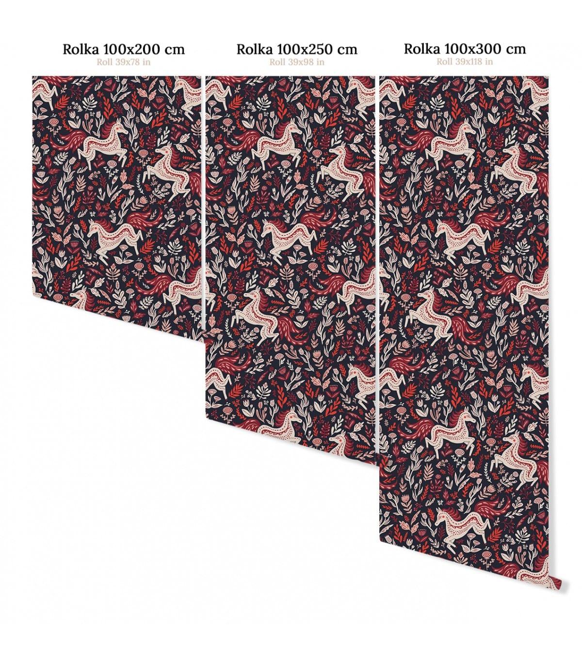 Tapeta FOLK ANIMALS Wallcolors Eye on Design