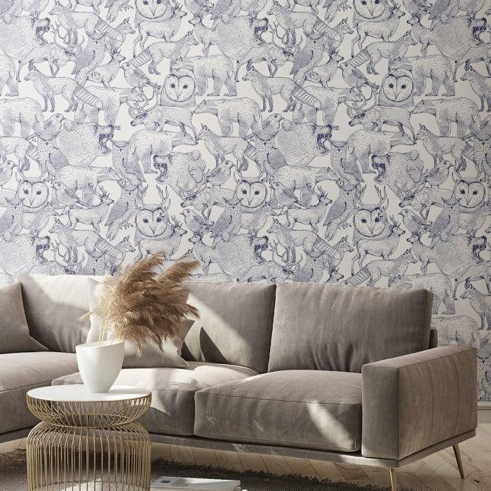 Tapeta Forest Frends Wallcolors Eye on Design